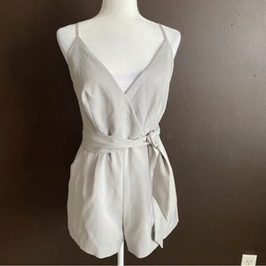 Woven Pink size Large Romper